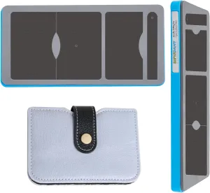 SUPERDANT Leather Cutting Dies Wallet Cover Case DIY Craft Die Faux Leather Holder Storage Bag Machine for Women Men Gifts