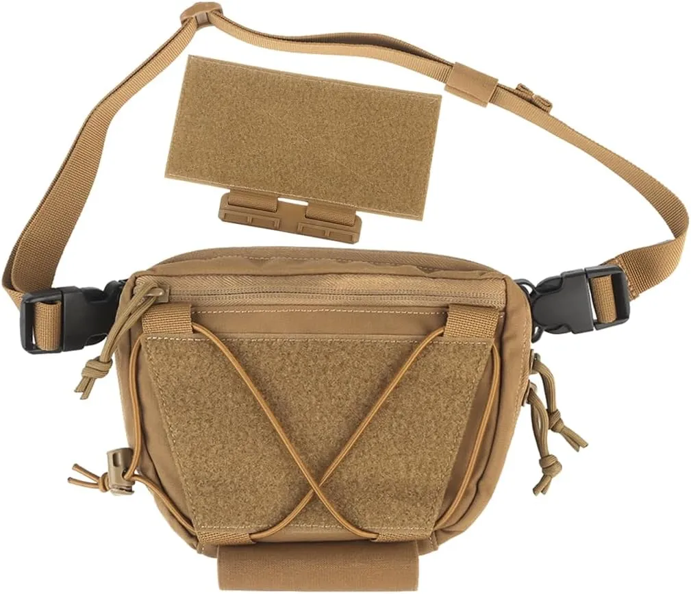 Tactical Storage Pouch/Shoulder Bags,Vest Attachment Bag,Airsoft Hunting Military Multifunctional Utility Dual-Purpose Bag,EDC Admin Sundry Tool Bag