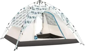 Tent Outdoor 3-4 People Rainproof Family Camping Quick- Double-Layer Camping Thickened Double Hydraulic Tent Outdoor Camping Adventure Winter Fishing Tent (Color : C)