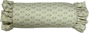 Thomasville At Home Zen Diamond Neckroll, (1) Pillow with Filler, Indoor, Cotton
