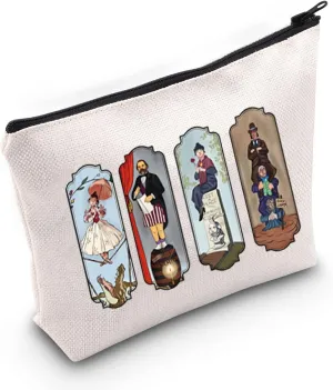 TOBGBE Funny Haunted Horror Mansion Role Inspired Makeup Bag Mansion Lover Gifts Horror Fan Gift Halloween Theme Gift (Dear Beloved)