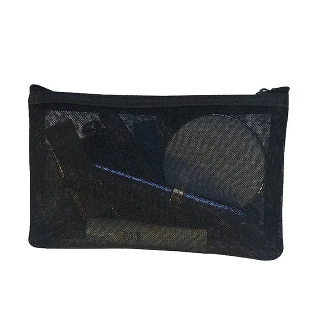 Transparent small Women Cosmetic Bag Travel Function