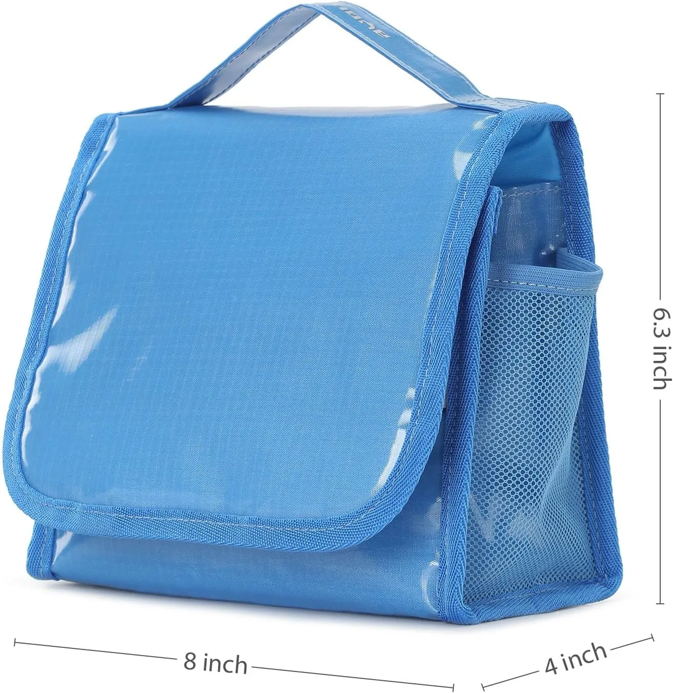 Travel Toiletry Bag for Women with Hanging Hook, Water-resistant Makeup Cosmetic Bag Hanging Organizer for Shampoo, Full Sized Container, Toiletries Scandihome Series