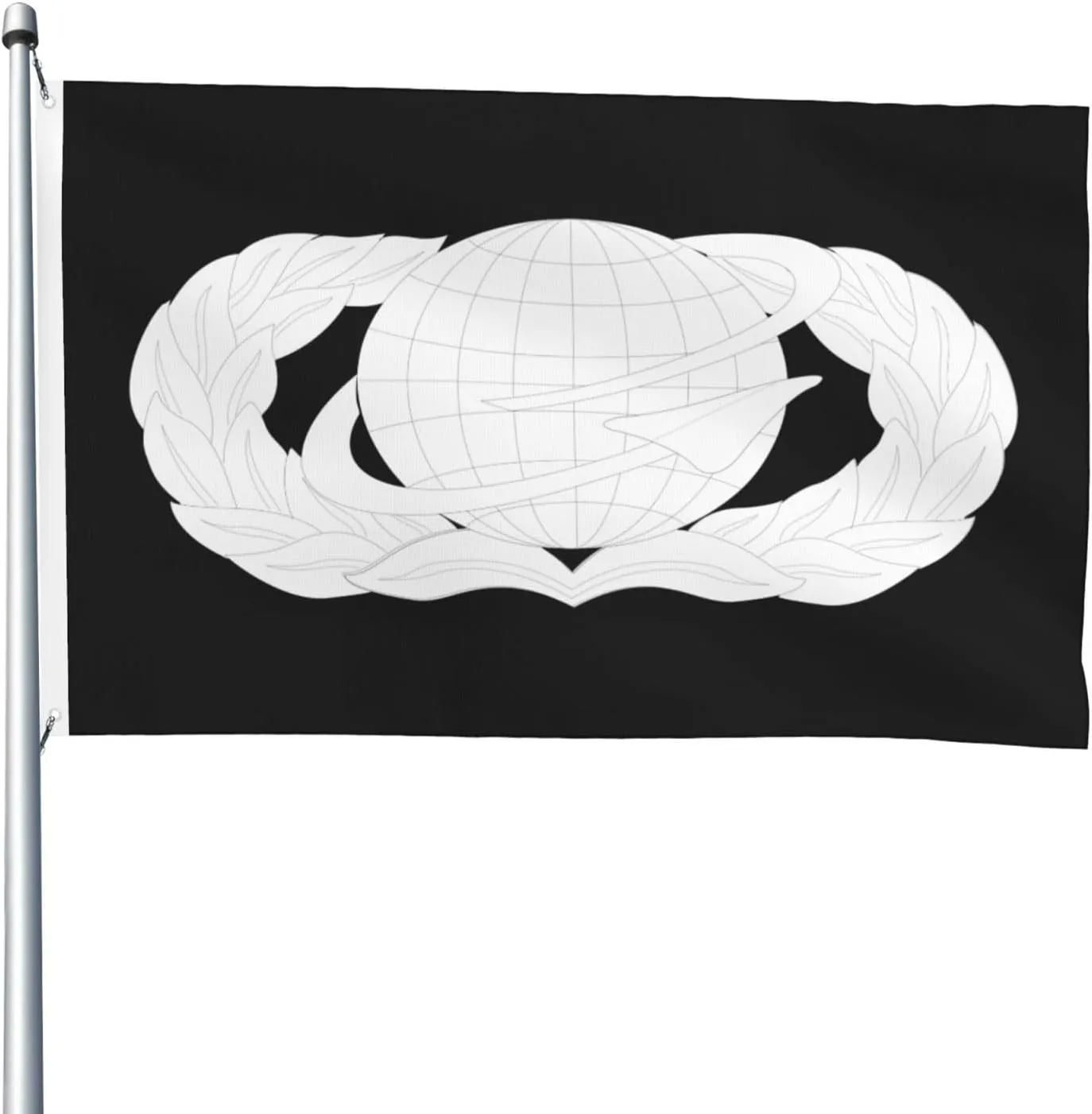 United States Air Force Manpower & Personnel Badge Flags for Outside 4x6 Ft Double Sided Polyester Outdoor Heavy Duty Flag Garden Home Yard Seasonality Decor Banner 4by6