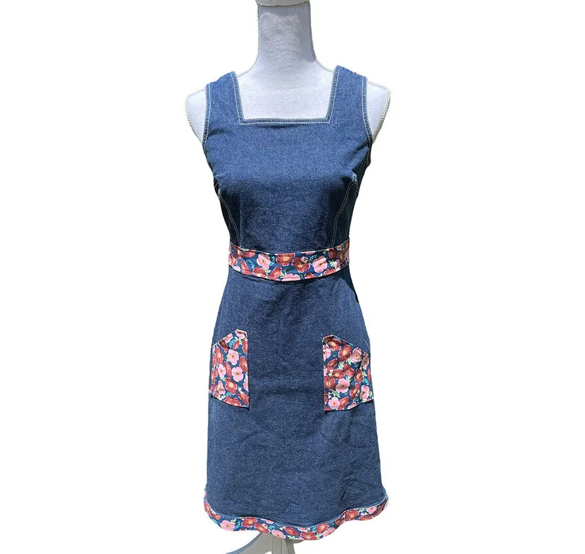 Upcycled Denim Dress