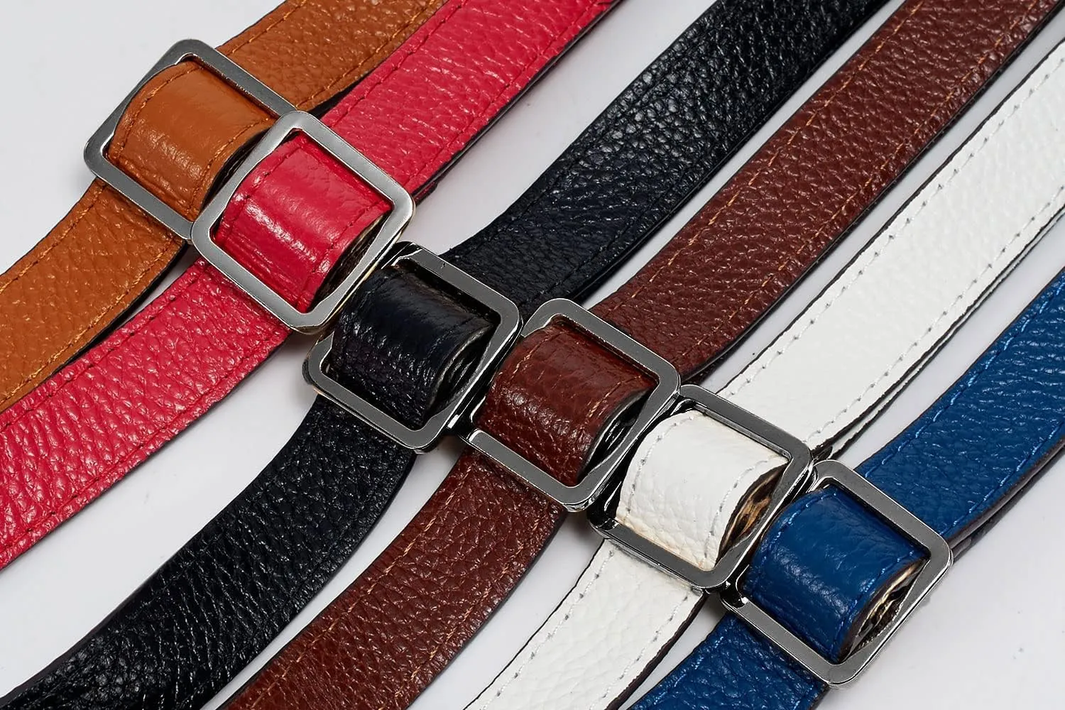 VanEnjoy Full Grain Genuine Leather Adjustable CrossBody Strap Replacement for Bag Purse, 0.7" Wide,26-51" Long