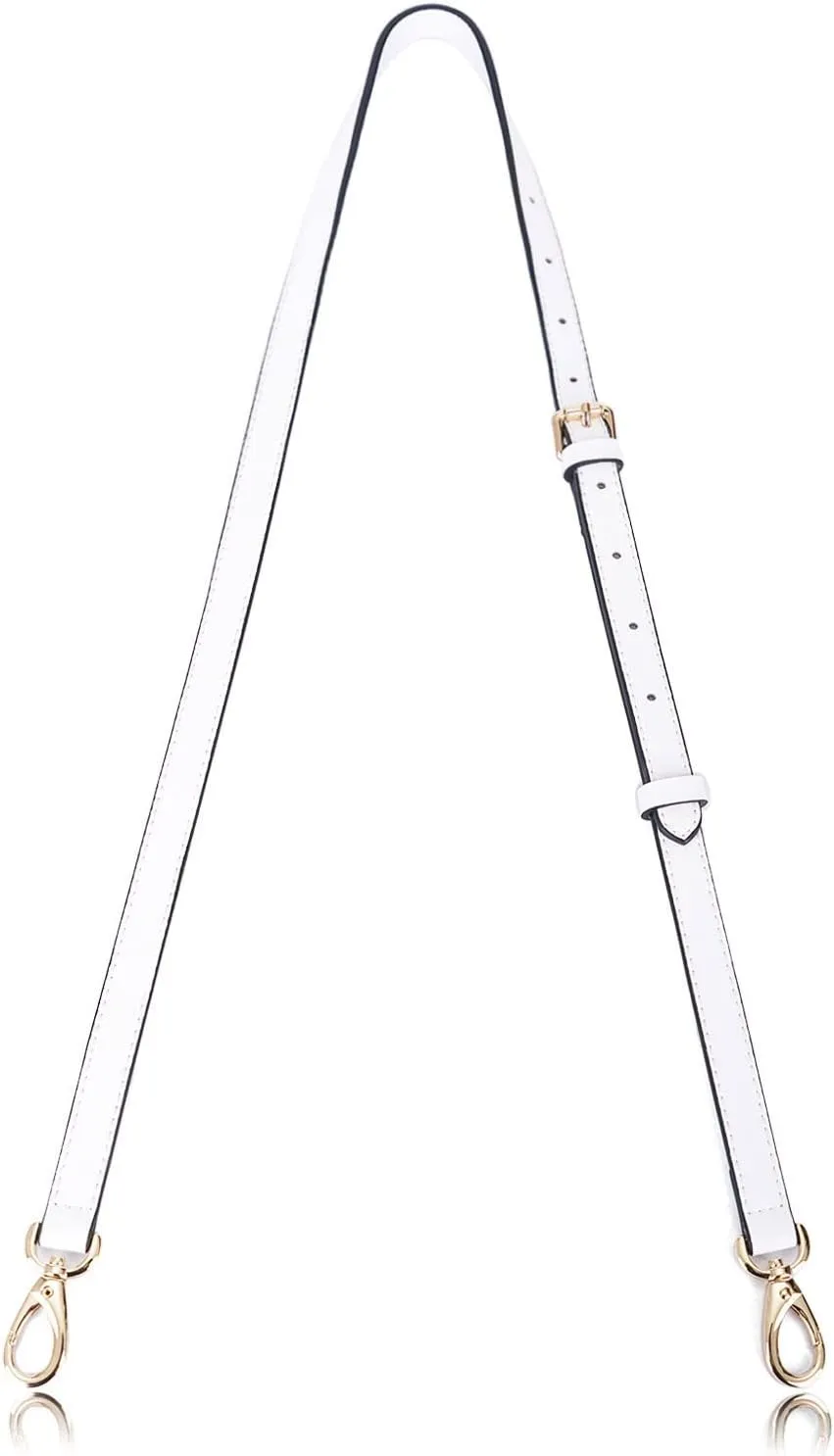 VanEnjoy Genuine Leather Adjustable Purse Strap Replacement for Crossbody Handbag - 0.71" Wide,51" Long