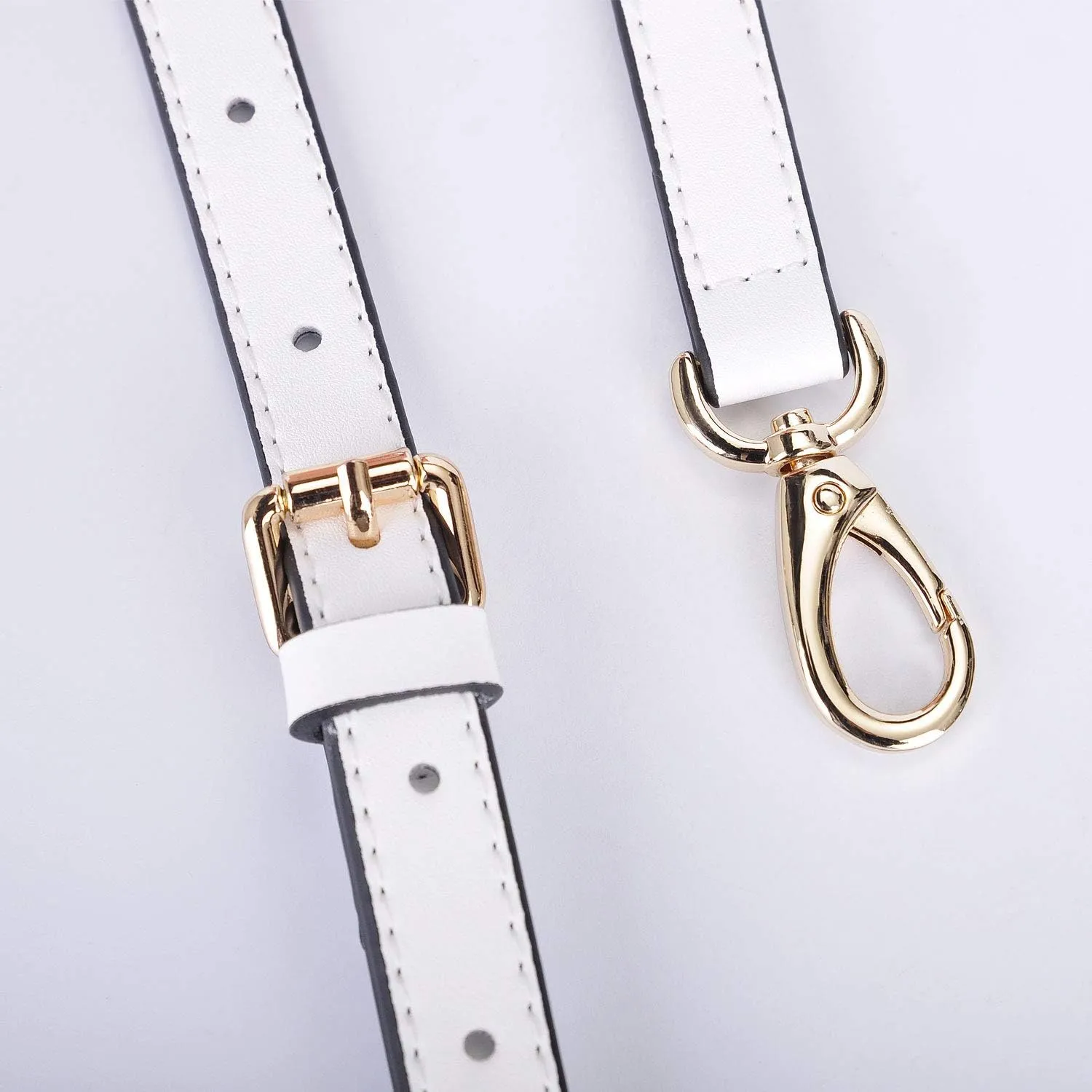 VanEnjoy Genuine Leather Adjustable Purse Strap Replacement for Crossbody Handbag - 0.71" Wide,51" Long
