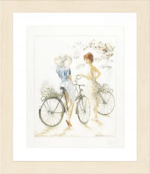 Vervaco PN-0007949 | Bicycles Picture Counted Cross Stitch Kit | 49 x 39cm