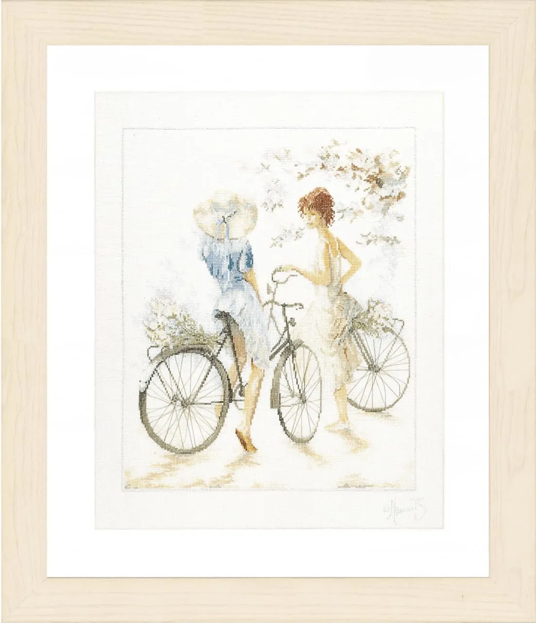 Vervaco PN-0007949 | Bicycles Picture Counted Cross Stitch Kit | 49 x 39cm