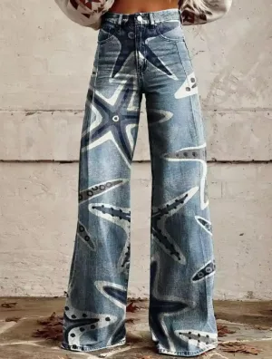 Victoria - Vintage Denim Boho Jeans