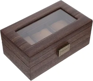 Watch Cases for Men Watch Box Bracelet Display Wood Case Retro Style Watch Storage