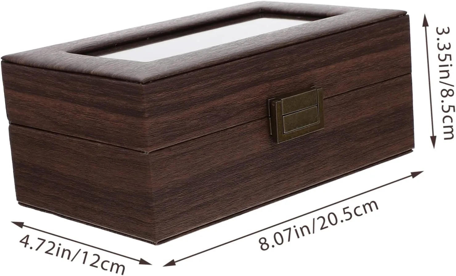Watch Cases for Men Watch Box Bracelet Display Wood Case Retro Style Watch Storage