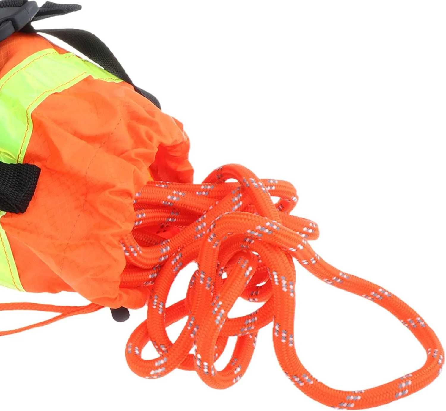 Water Throwable Reflective Rope Throw Bag, Reflective Floating Rope, Emergency Kayak Swimming Drifting Device Throwing Line