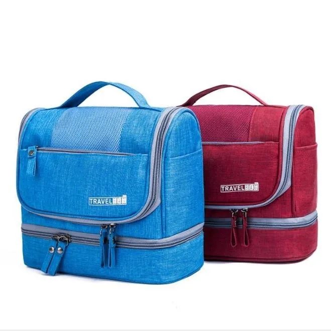 Waterproof Hanging Travel Toiletry Bag - Assorted Colors