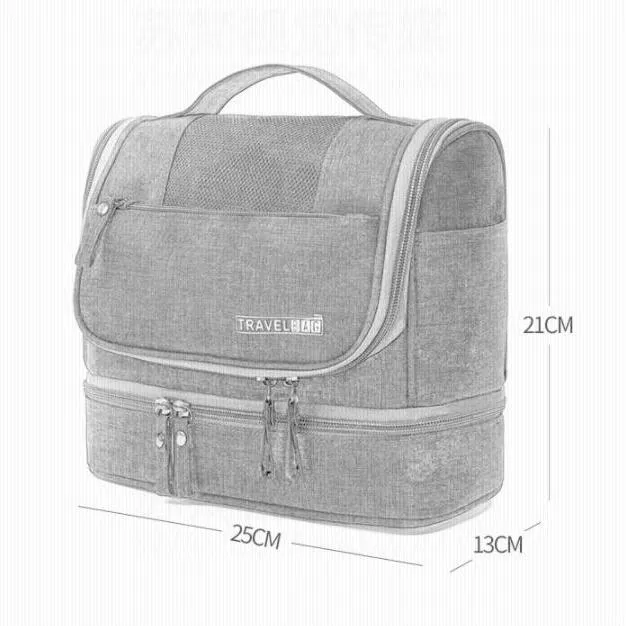 Waterproof Hanging Travel Toiletry Bag - Assorted Colors
