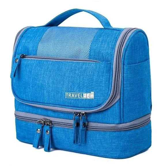 Waterproof Hanging Travel Toiletry Bag - Assorted Colors
