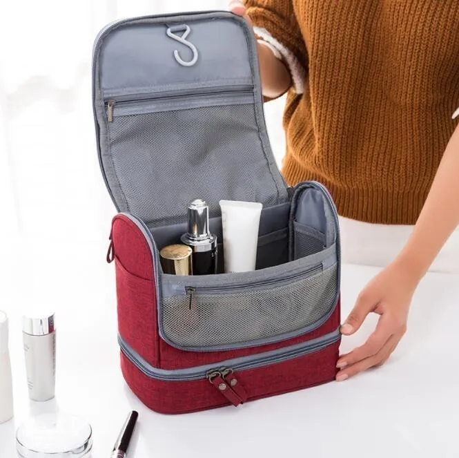 Waterproof Hanging Travel Toiletry Bag - Assorted Colors