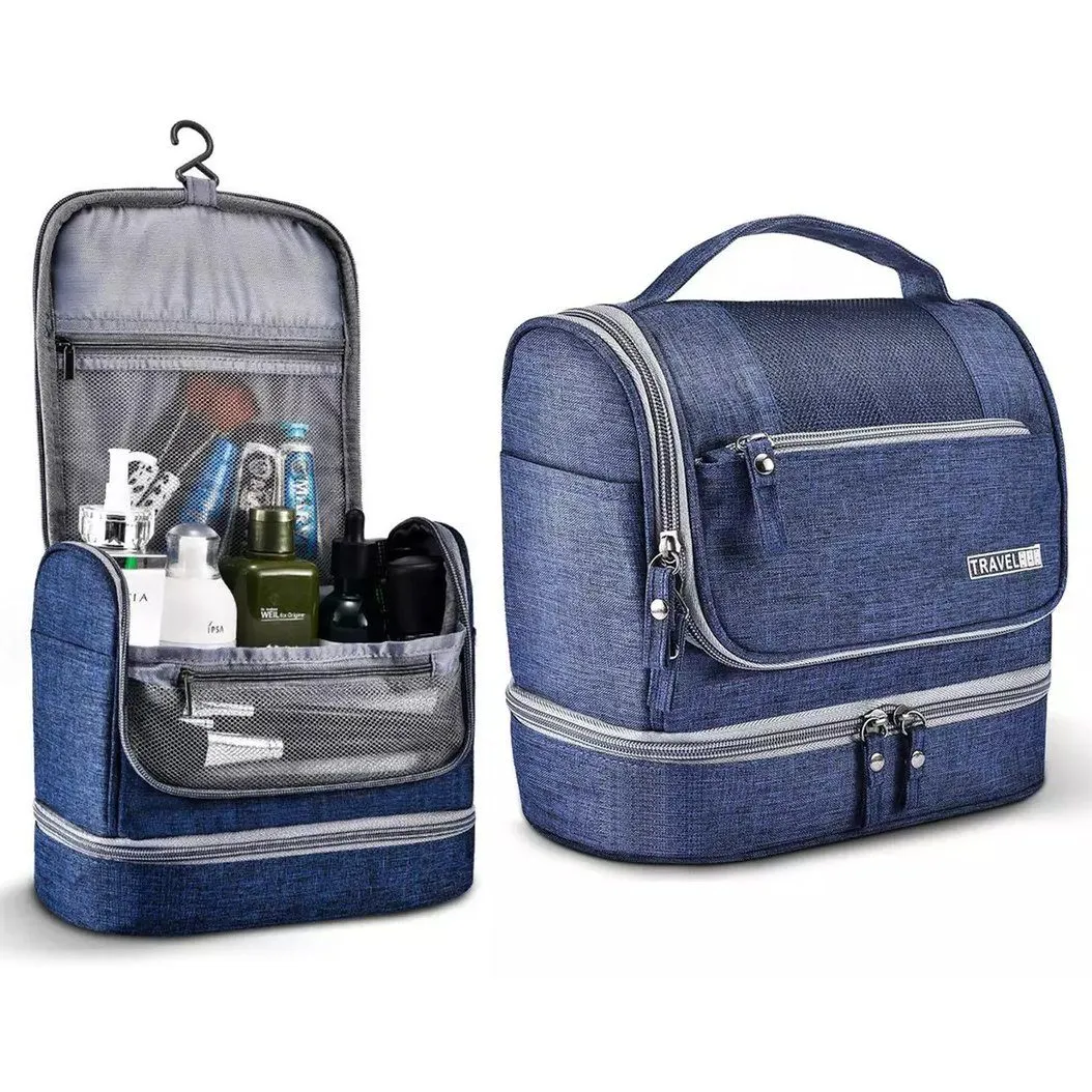 Waterproof Hanging Travel Toiletry Bag for Men and Women