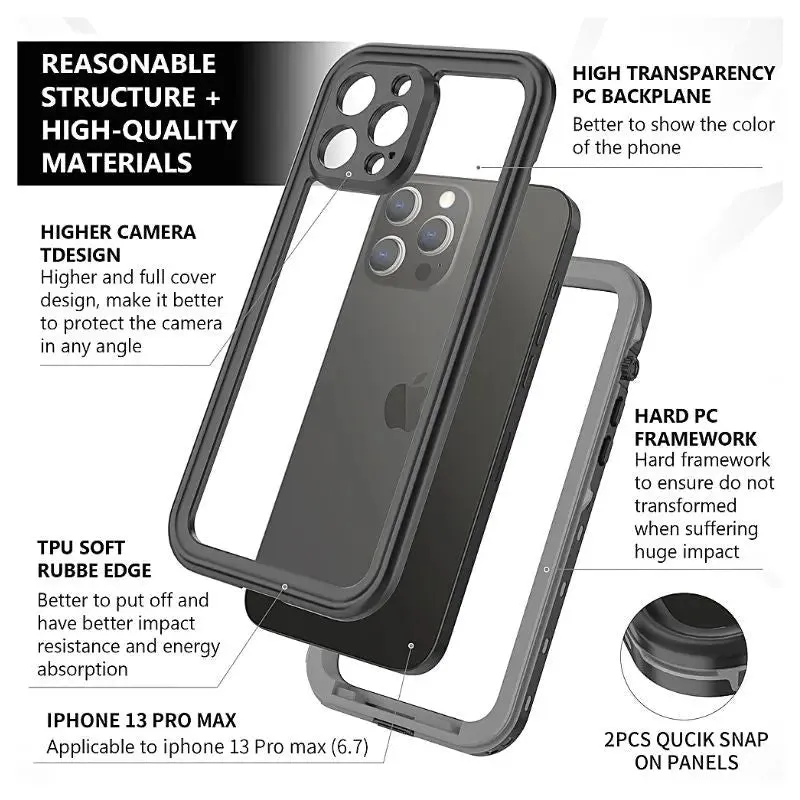 Waterproof iPhone Apple Cases | All Models iPhone 7 to iPhone 14Pro Max