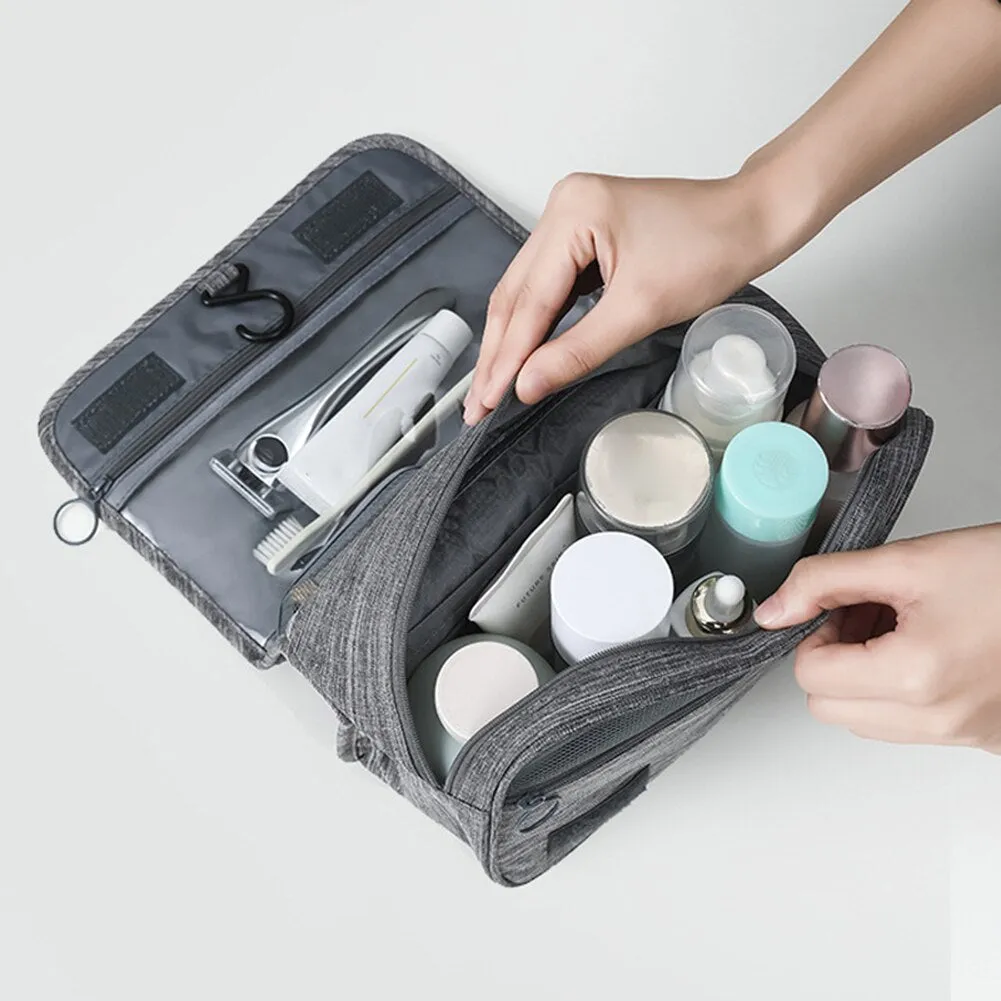 Waterproof Makeup Bag Foldable Cosmetic Bag Women Man Travel Storage Bags Toiletries Bathroom Wash Organizer for Outdoor Camping