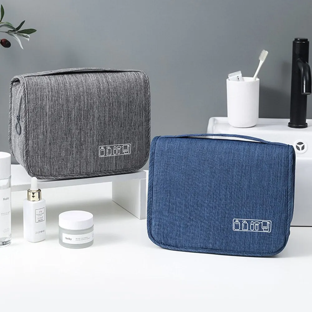 Waterproof Makeup Bag Foldable Cosmetic Bag Women Man Travel Storage Bags Toiletries Bathroom Wash Organizer for Outdoor Camping