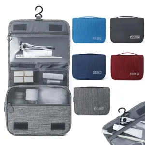 Waterproof Makeup Bag Foldable Cosmetic Bag Women Man Travel Storage Bags Toiletries Bathroom Wash Organizer for Outdoor Camping