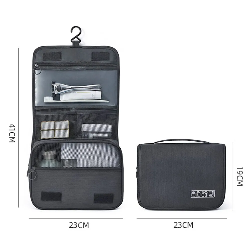Waterproof Makeup Bag Foldable Cosmetic Bag Women Man Travel Storage Bags Toiletries Bathroom Wash Organizer for Outdoor Camping