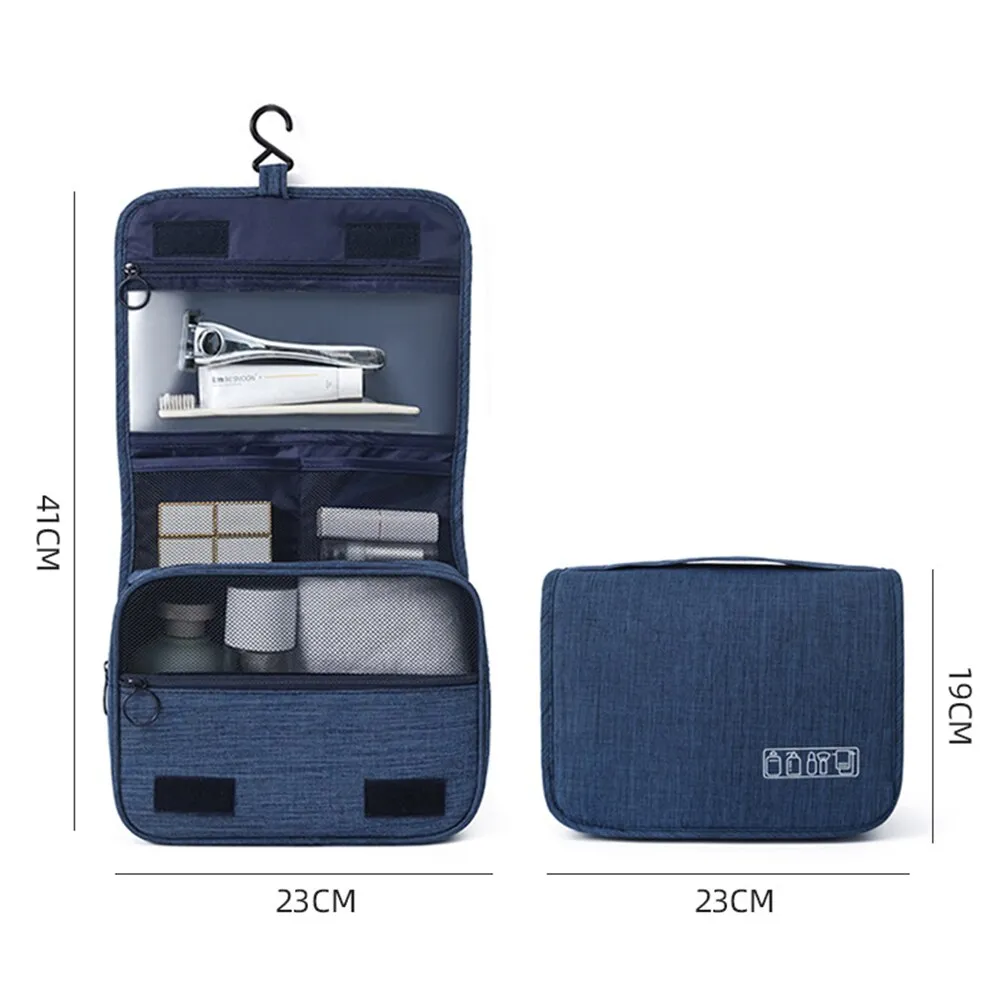 Waterproof Makeup Bag Foldable Cosmetic Bag Women Man Travel Storage Bags Toiletries Bathroom Wash Organizer for Outdoor Camping