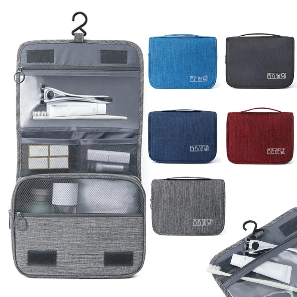 Waterproof Makeup Bag Foldable Cosmetic Bag Women Man Travel Storage Bags Toiletries Bathroom Wash Organizer for Outdoor Camping