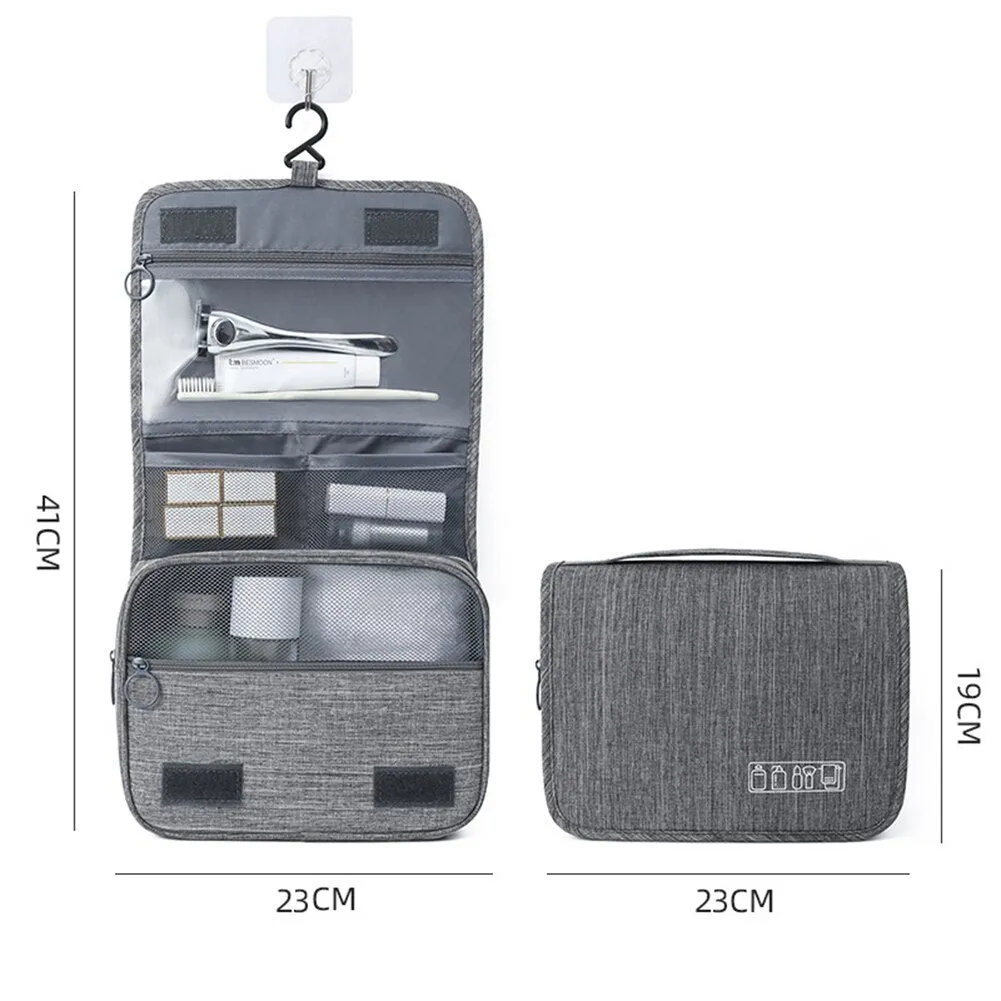 Waterproof Makeup Bag Foldable Cosmetic Bag Women Man Travel Storage Bags Toiletries Bathroom Wash Organizer for Outdoor Camping