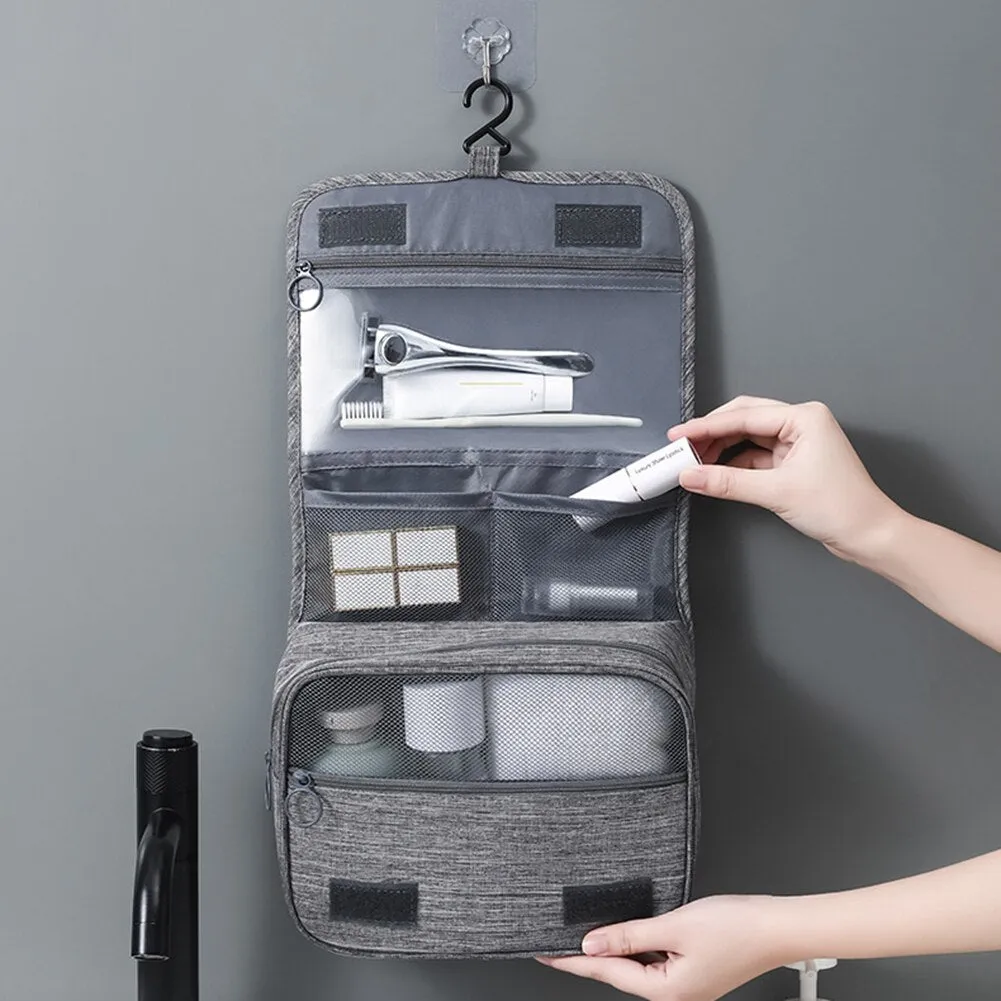 Waterproof Makeup Bag Foldable Cosmetic Bag Women Man Travel Storage Bags Toiletries Bathroom Wash Organizer for Outdoor Camping