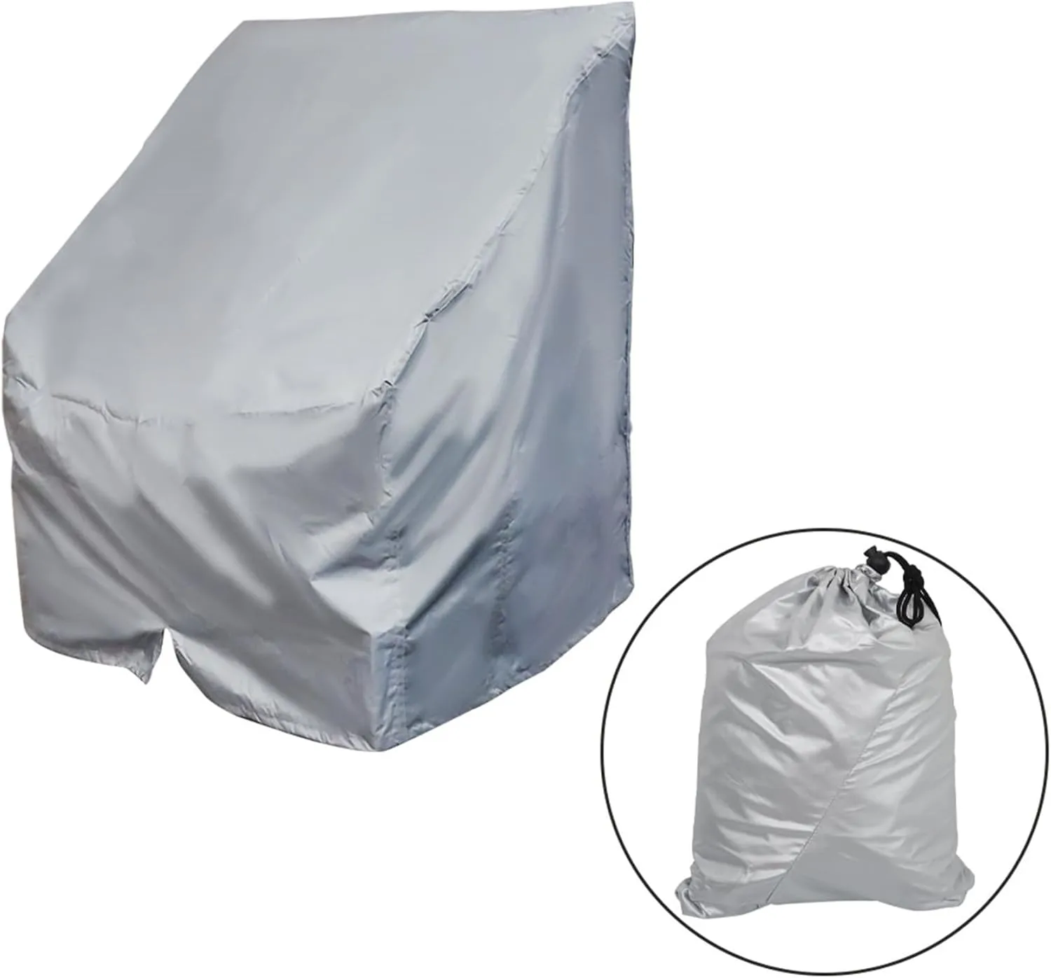 WFLNHB Boat Center Console Cover Heavy Duty 600D Replacement for Carolina Skiff Boston Whaler Mako Excel Bay Pro Wellcraft-Grey