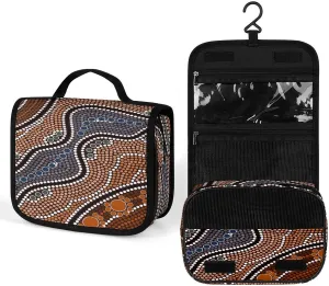 Women Hanging Toiletry Wash bag, Travel Cosmetic Storage Case Organizer