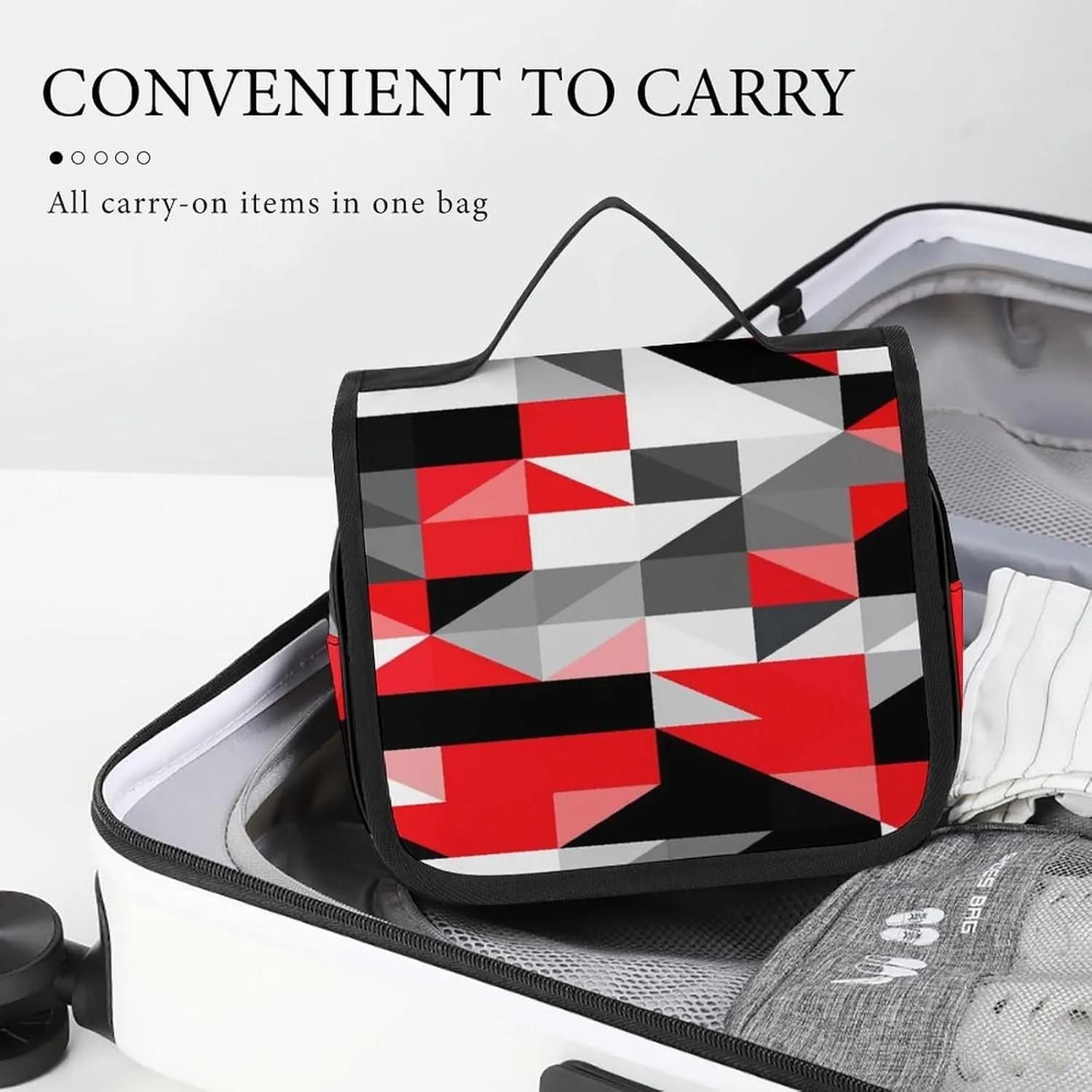 Women Hanging Toiletry Wash bag, Travel Cosmetic Storage Case Organizer
