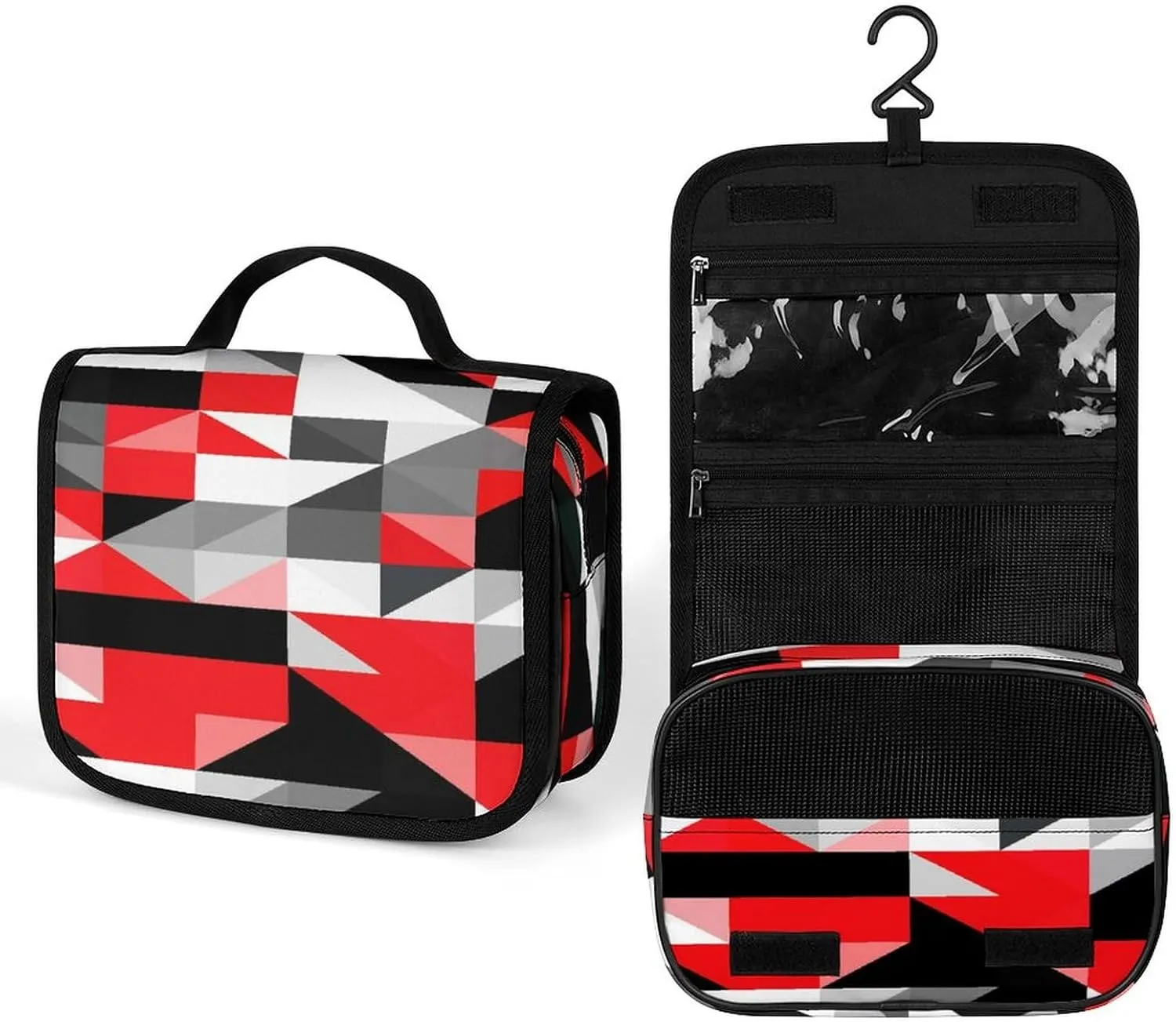 Women Hanging Toiletry Wash bag, Travel Cosmetic Storage Case Organizer