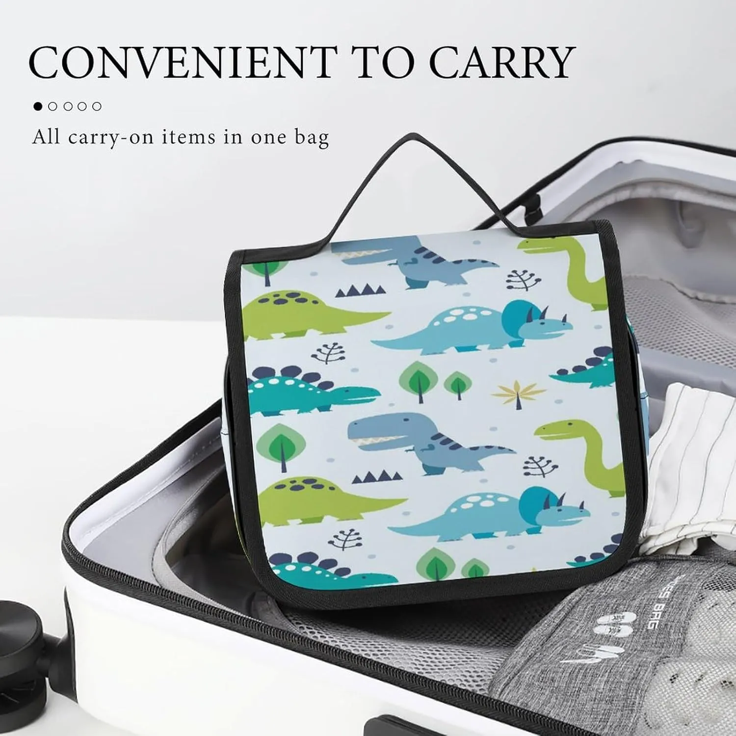 Women Hanging Toiletry Wash bag, Travel Cosmetic Storage Case Organizer