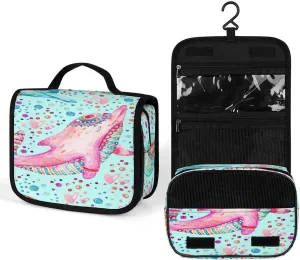 Women Hanging Toiletry Wash bag, Travel Cosmetic Storage Case Organizer
