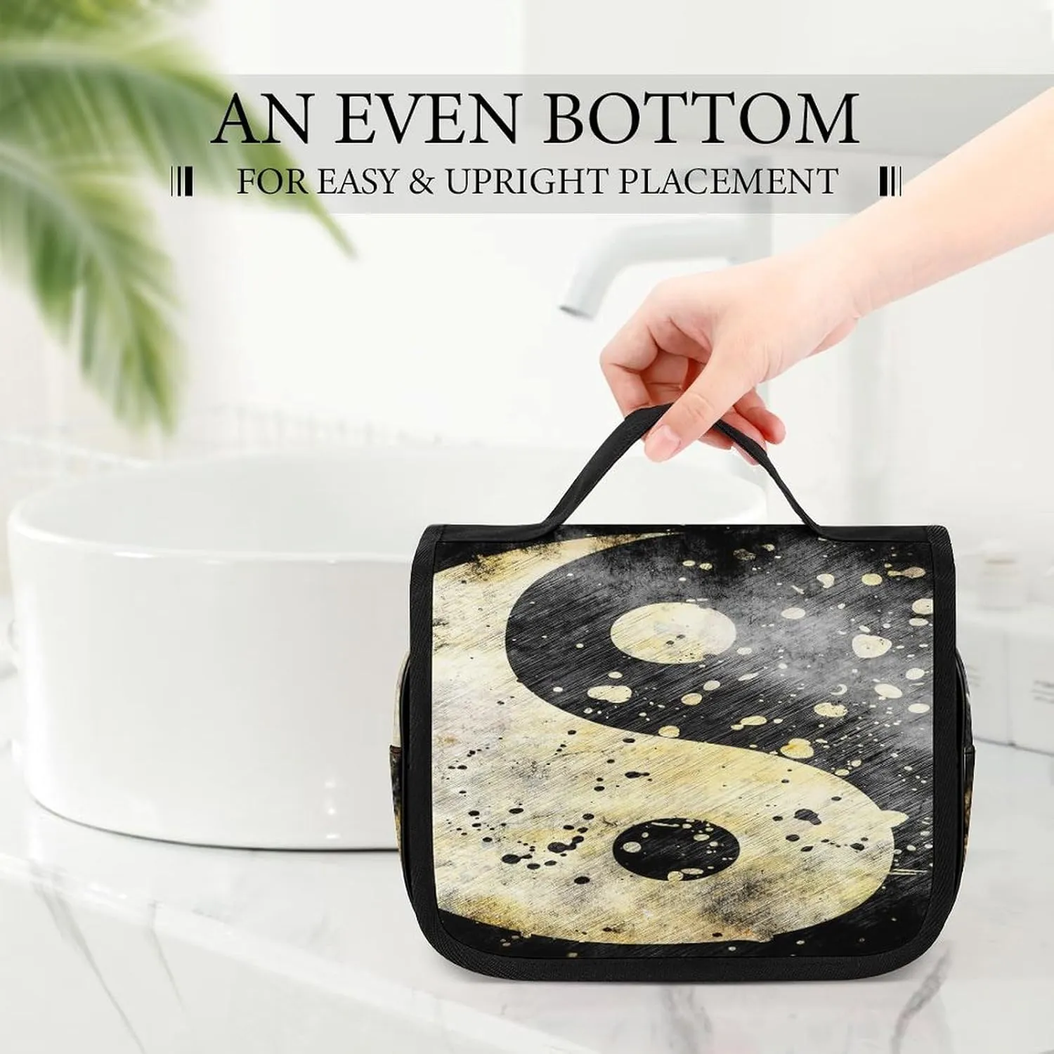 Women Hanging Toiletry Wash bag, Travel Cosmetic Storage Case Organizer