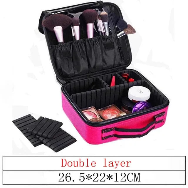 Women Professional Suitcase Makeup