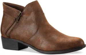 Womens Adelinee Faux Leather Ankle Boots Brown 9 Medium (B,M)