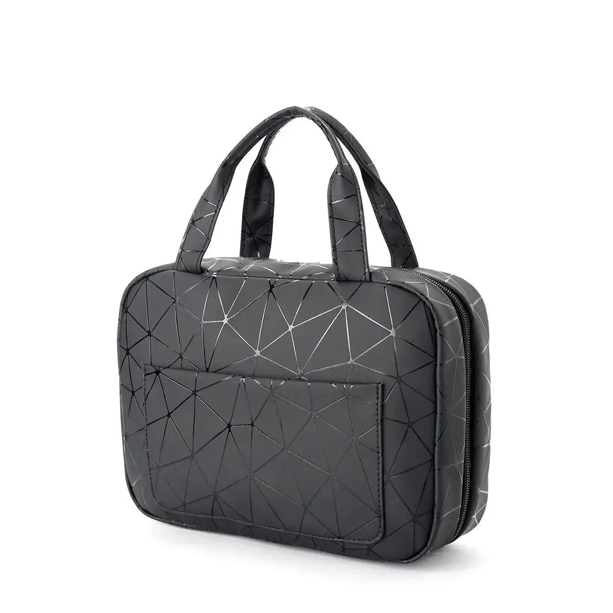 Women's Black Large Capacity Multifunctional Portable Waterproof Storage Travel Toiletry Bag Cosmetic Bag
