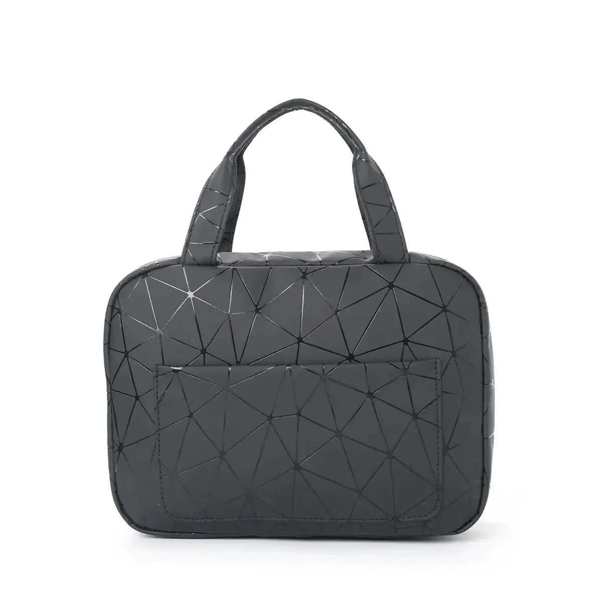 Women's Black Large Capacity Multifunctional Portable Waterproof Storage Travel Toiletry Bag Cosmetic Bag