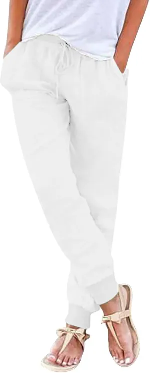 Womens Bootcut Dress Pants Women Linen Pants Casual High Waisted Button Stretchy Business Work Casual Trousers