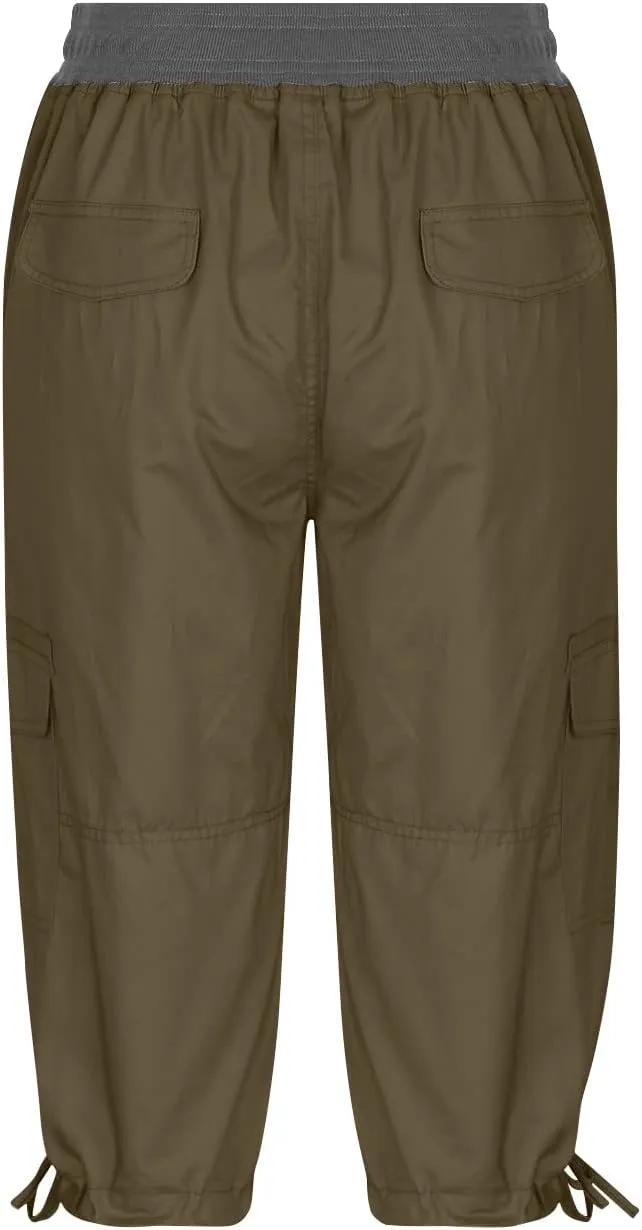 Womens Causal Cargo Pants Summer Capris Pants Lightweight Dressy Causal Pants Trendy Vacation Clothes 2024