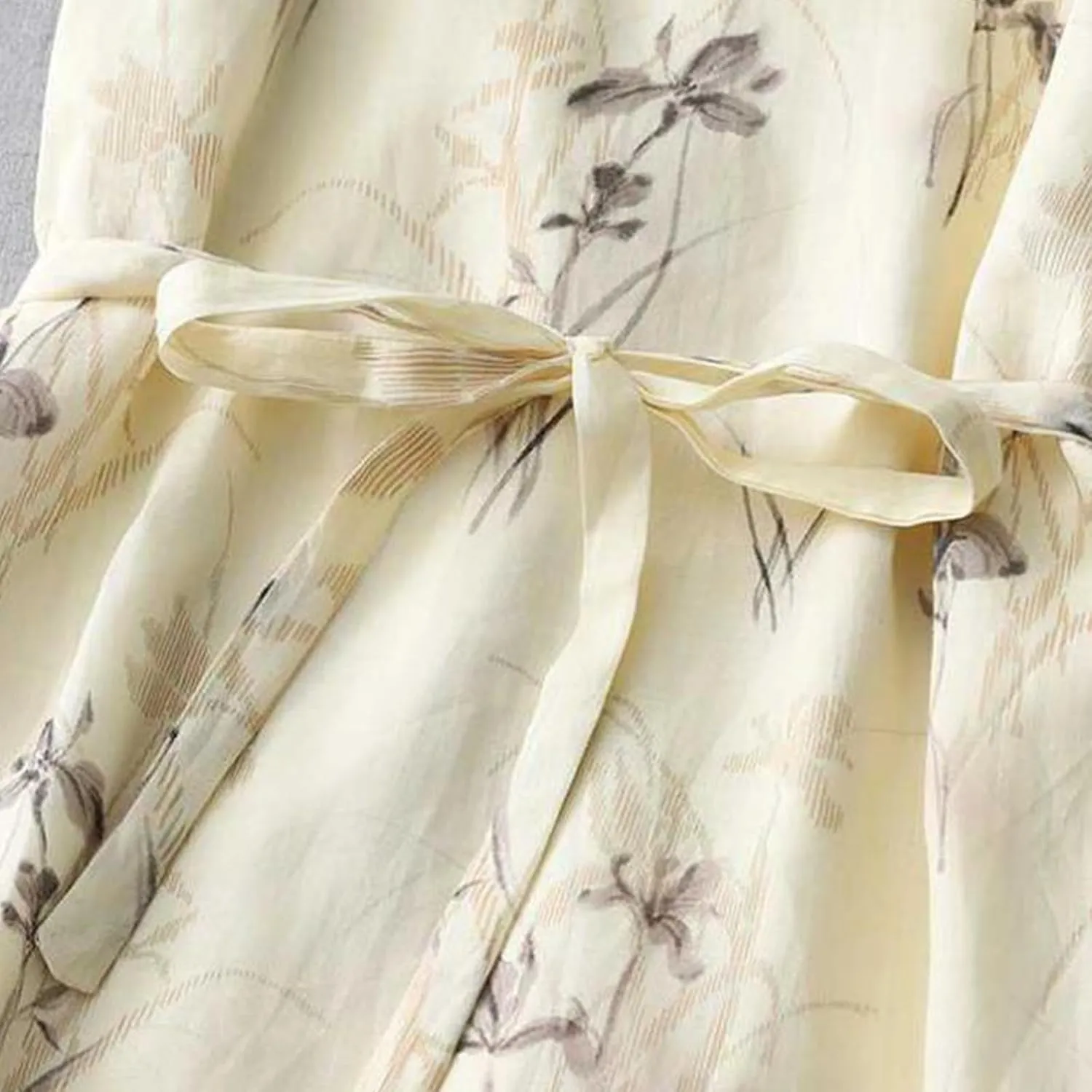 Women's Cotton Linen Dresses Summer Plus Size Floral Tunic Maxi Dreses Dressy Casual Summer Vacation Outfits