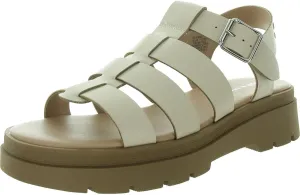 Womens Emmettt Faux Leather Flatform Gladiator Sandals