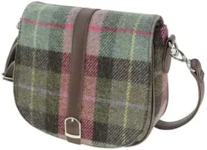 Women's Harris Tweed Beauly Shoulder Casual Bag Adjustable Strap Tartan Pattern Birthday Gift Mothr's day