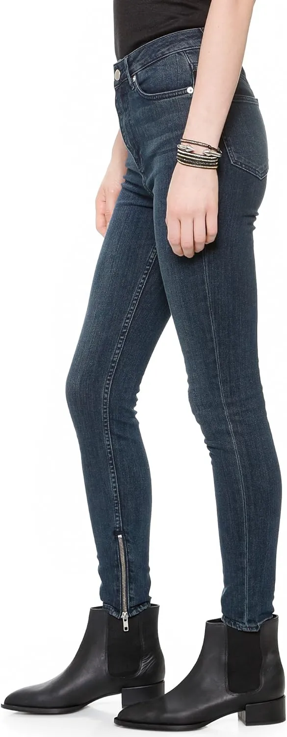 Women's High Rise Jeans, Water Blue