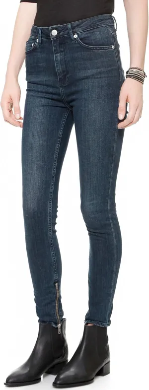 Women's High Rise Jeans, Water Blue